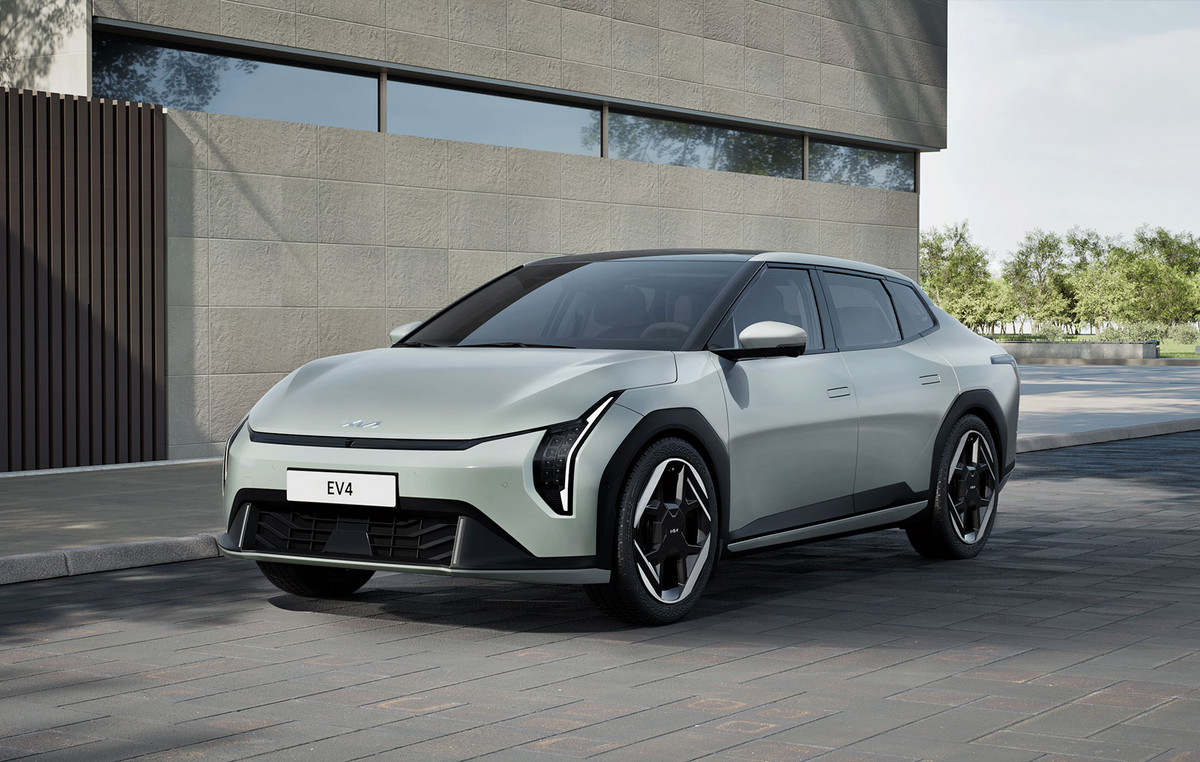 To EV4 της Kia εντυπωσιάζει με τις αιχμηρές λεπτομέρειες και τα τολμηρά τεχνικά στοιχεία του