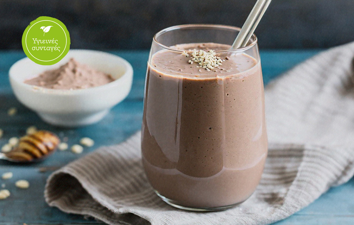 Σοκολατένιο smoothie με ταχίνι