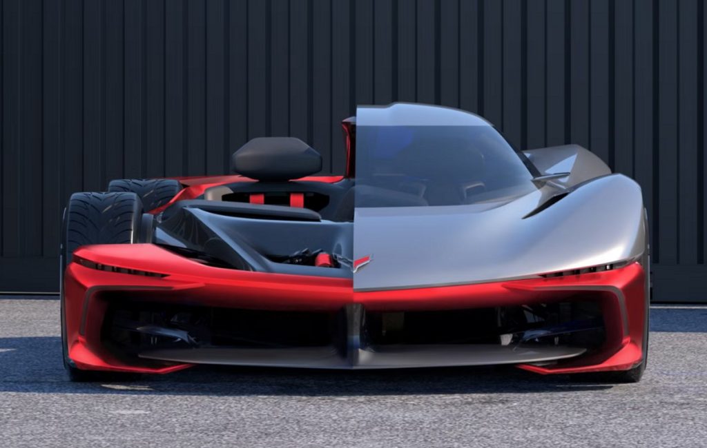 Η νέα φουτουριστική Corvette της General Motors είναι δύο αμάξια σε ένα