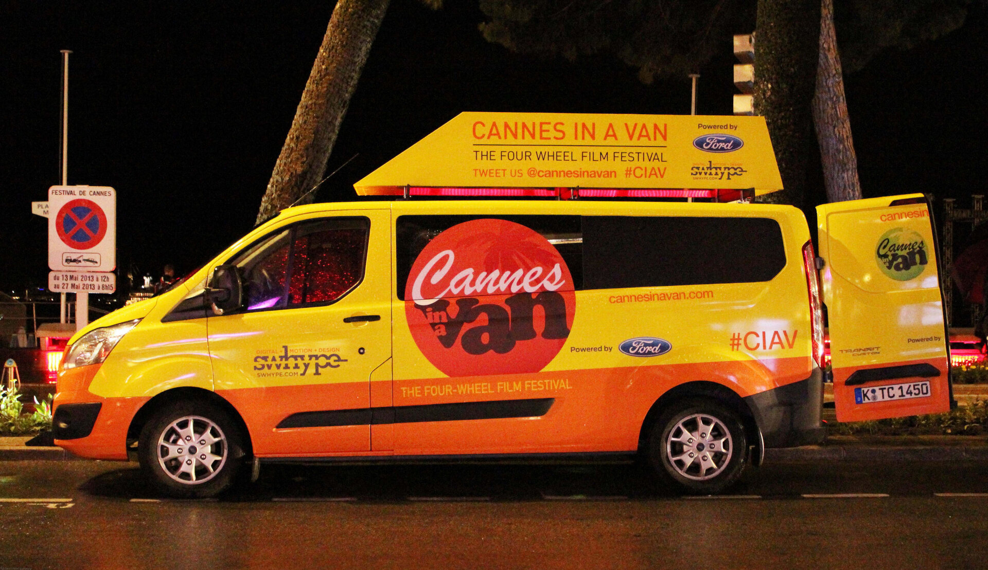 New Transit Custom Stars at Cannes Film Festival
