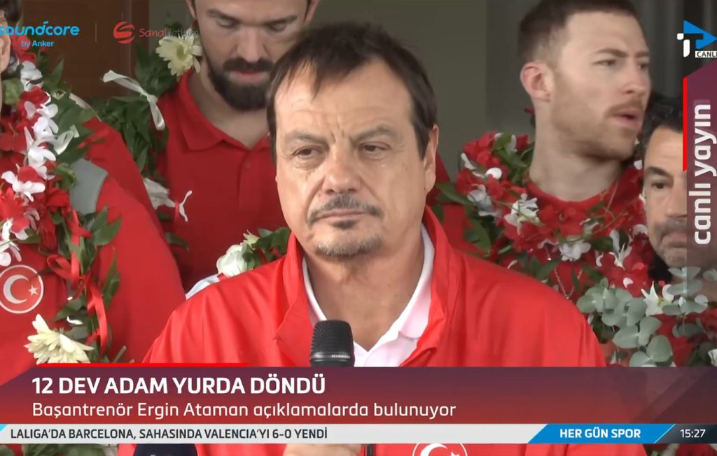 Το κλάμα του Αταμάν: «Έσπασε» κατά τη διάρκεια της υποδοχής της αποστολής της Τουρκίας – «Θέλαμε το χρυσό για το τουρκικό έθνος»