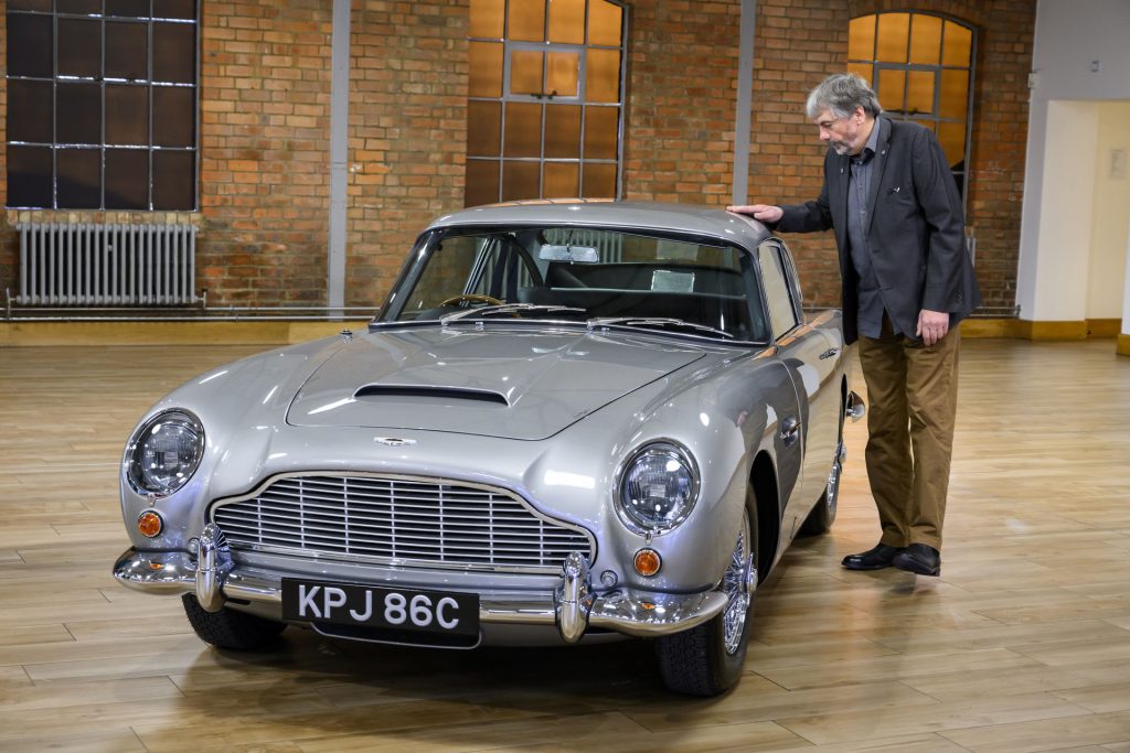 Mr Willliams with his restored DB5 Vantage (01)