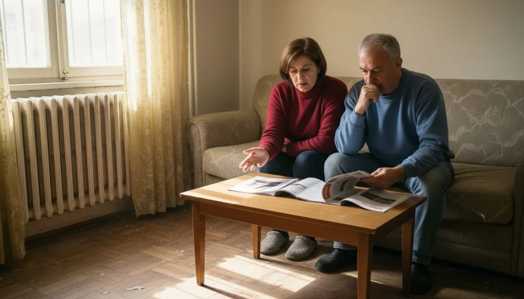 Ένα ζευγάρι από την Ελλάδα εξετάζει διαφορετικές λύσεις για τη θέρμανση του σπιτιού του και μοιράζεται τις απόψεις του για κάθε επιλογή.