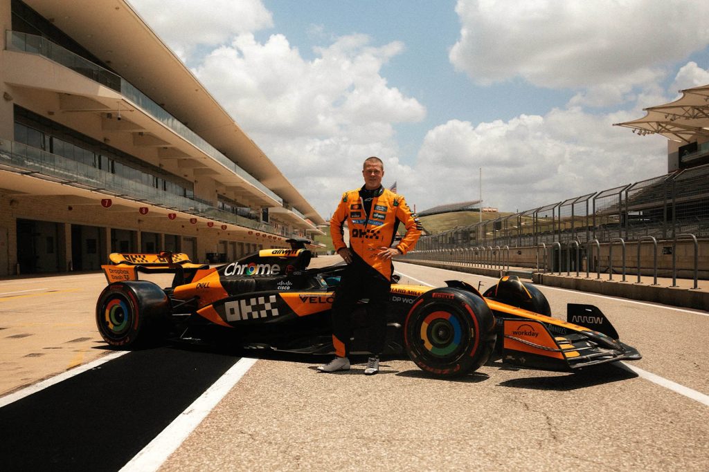 Brad Pitt McLaren MCL60 copy