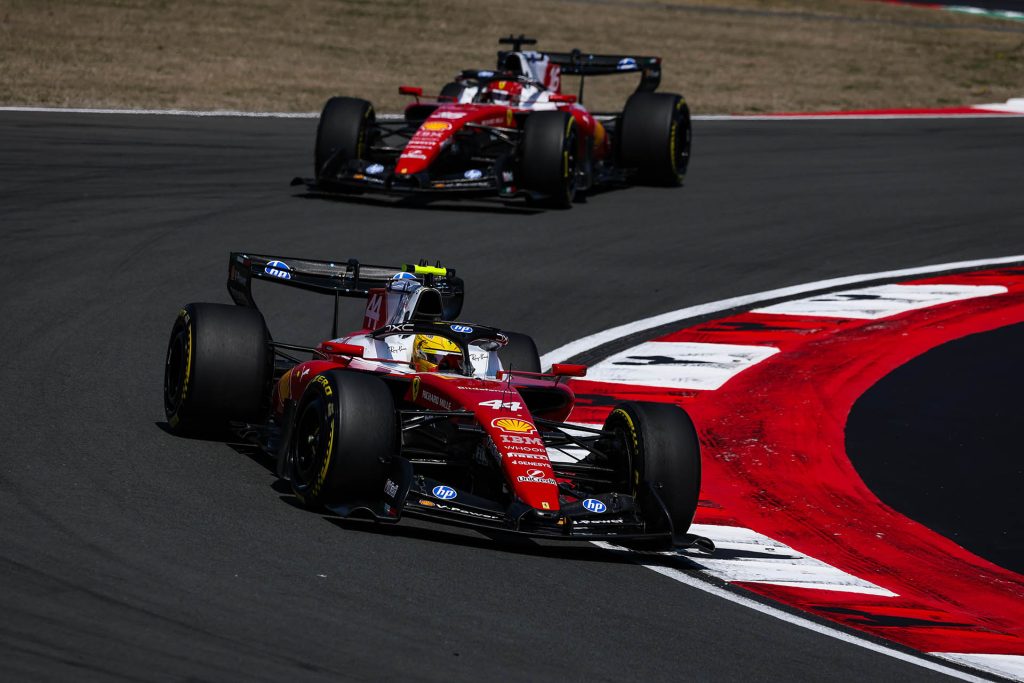 F1 Lewis Hamilton & Charles Leclerc (Ferrari)