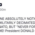 Οργή Τραμπ για τις χώρες του ΝΑΤΟ: Δεν έχουν κάνει τίποτα για να βοηθήσουν με το Ιράν