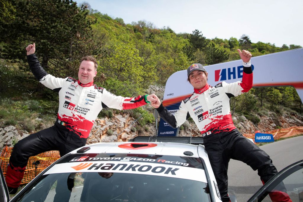 WRC Takamoto Katsuta & Aaron Johnston (Toyota)