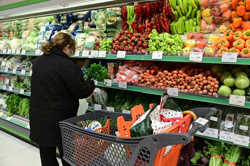 Στο 0,5% ο πληθωρισμός των τροφίμων στην Ελλάδα τον Φεβρουάριο