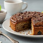 Banana cake με εσπρέσο & αμύγδαλο