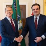 Συνάντηση Κ. Πιερρακάκη με τον υπουργό Οικονομικών των ΗΠΑ Σκοτ Μπέσεντ στην Ουάσιγκτον