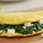 Πρωτεϊνική ομελέτα με σπανάκι & φέτα