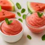 Sorbet καρπούζι και μπανάνα