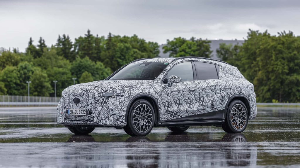 Mercedes Benz GLC EV camouflage 2