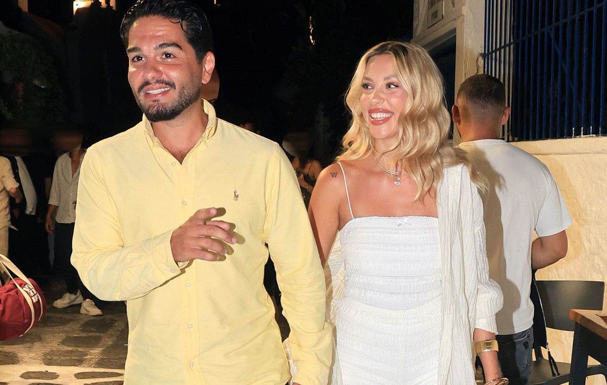 Χρήστος Μάστορας – Γαρυφαλλιά Καληφώνη: Το ερωτευμένο ζευγάρι απολαμβάνει τη Μύκονο χέρι-χέρι