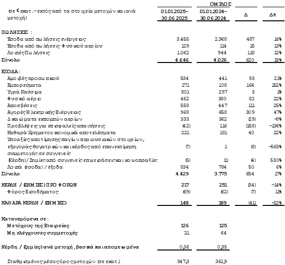 DEH OIKONOMIKA APOTELESMATA A 2025 3
