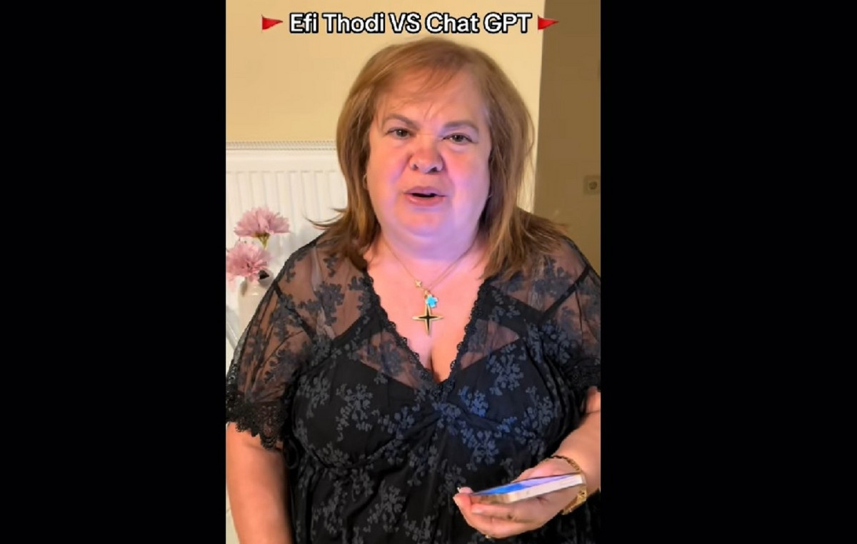 «Μακριά από αυτά» – Η Έφη Θώδη έστειλε μήνυμα στο ChatGPT ότι είναι του διαβόλου και αυτό την έστειλε σε ψυχολόγο