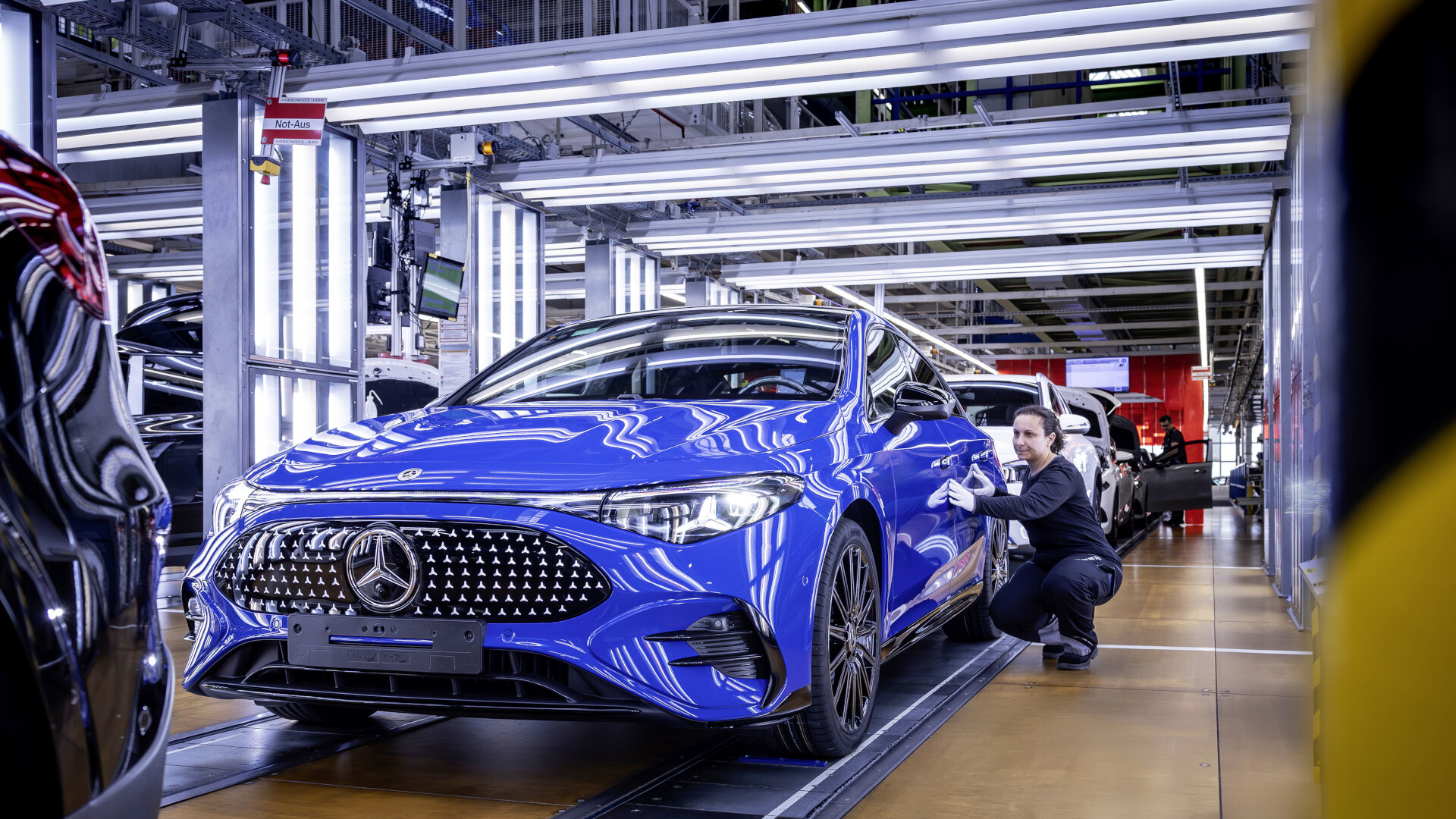 Digital, nachhaltig, effizient: Erfolgreicher Produktionsstart des CLA im Werk Rastatt Digital, sustainable, efficient: Successful production of the new CLA at the Rastatt plant