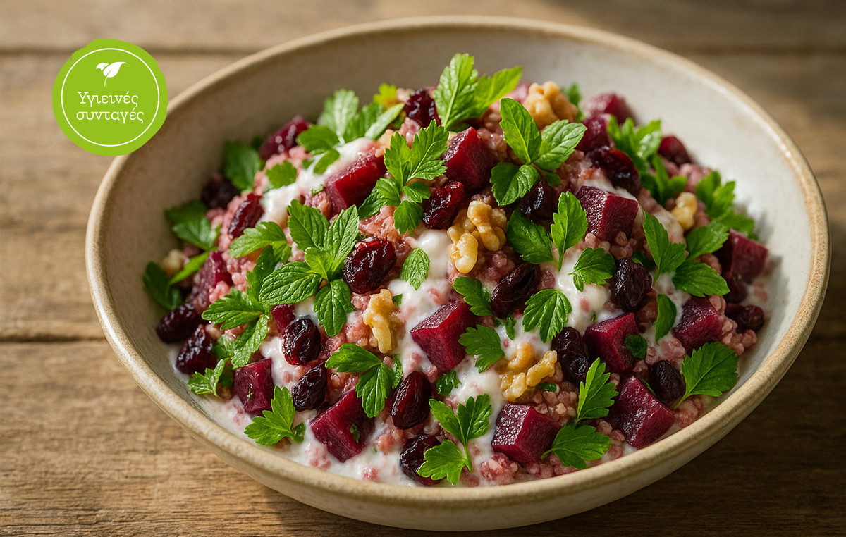 Σαλάτα με κινόα & παντζάρι