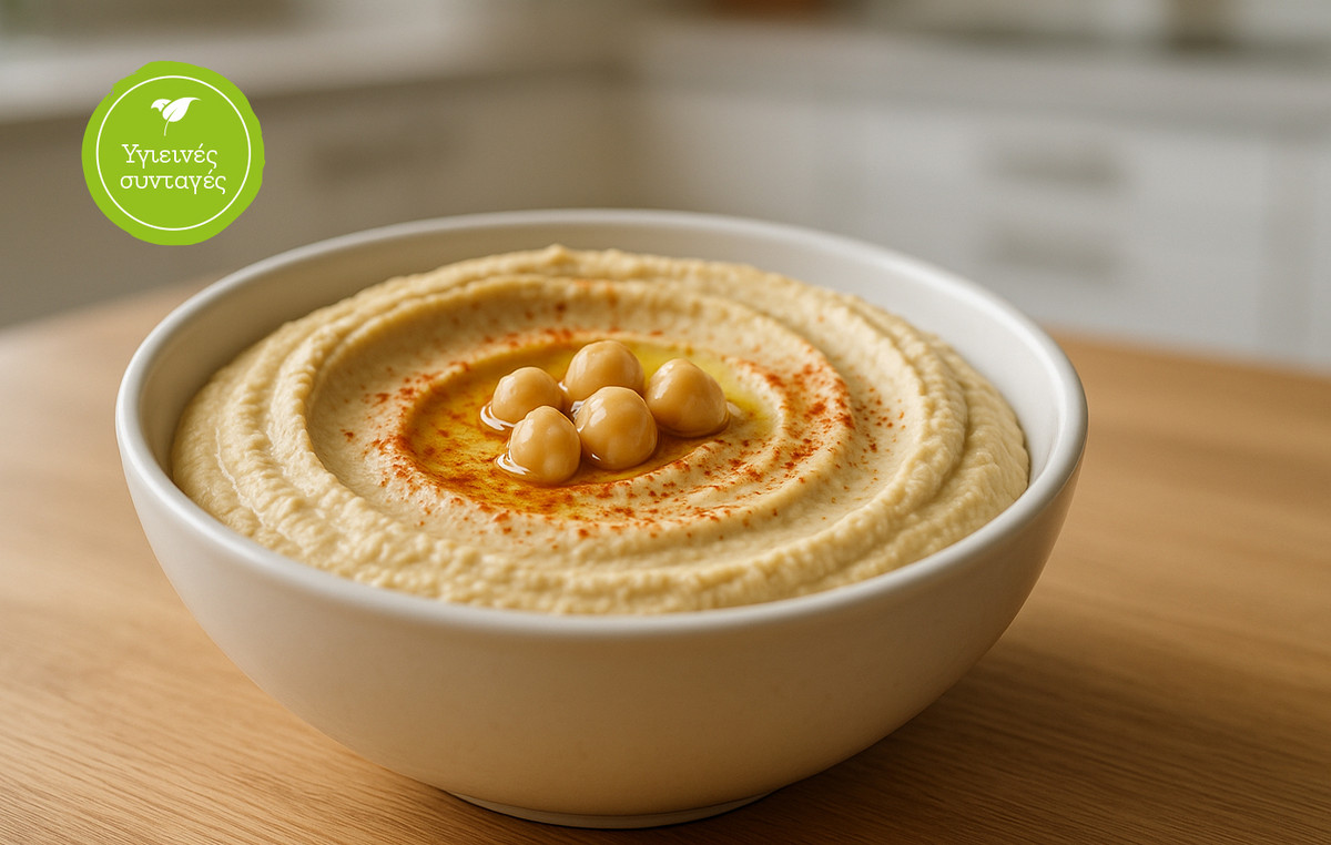 Χούμους (η βασική συνταγή σε υγιεινή εκδοχή)