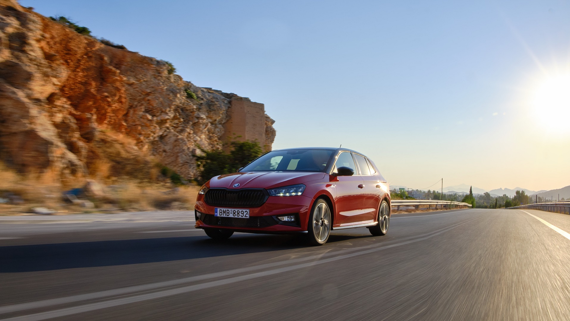 Skoda Fabia Monte Carlo 2025 red GR (2) Skoda Fabia Monte Carlo 2025 red GR (2)