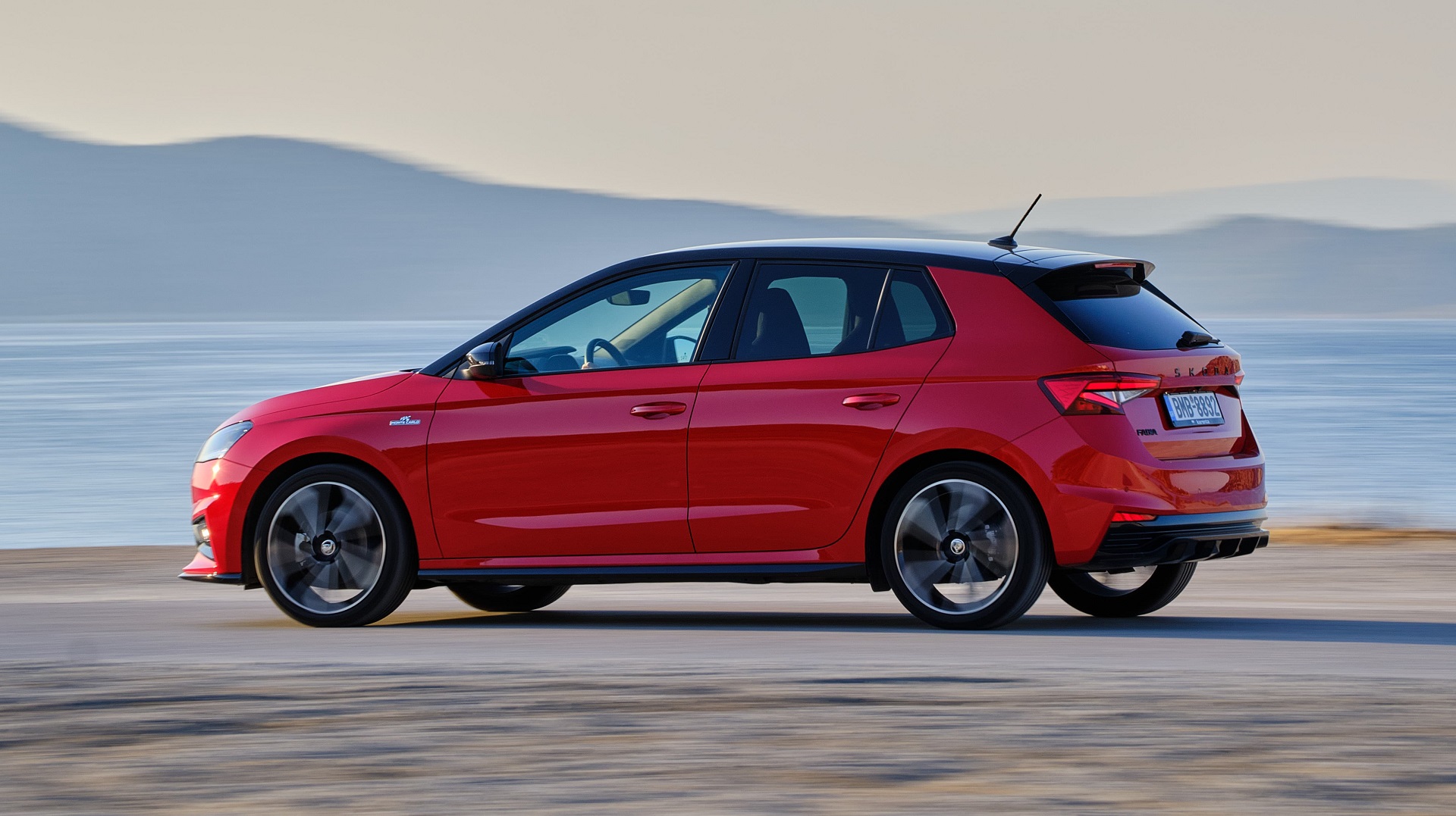 Skoda Fabia Monte Carlo 2025 red GR (7) Skoda Fabia Monte Carlo 2025 red GR (7)