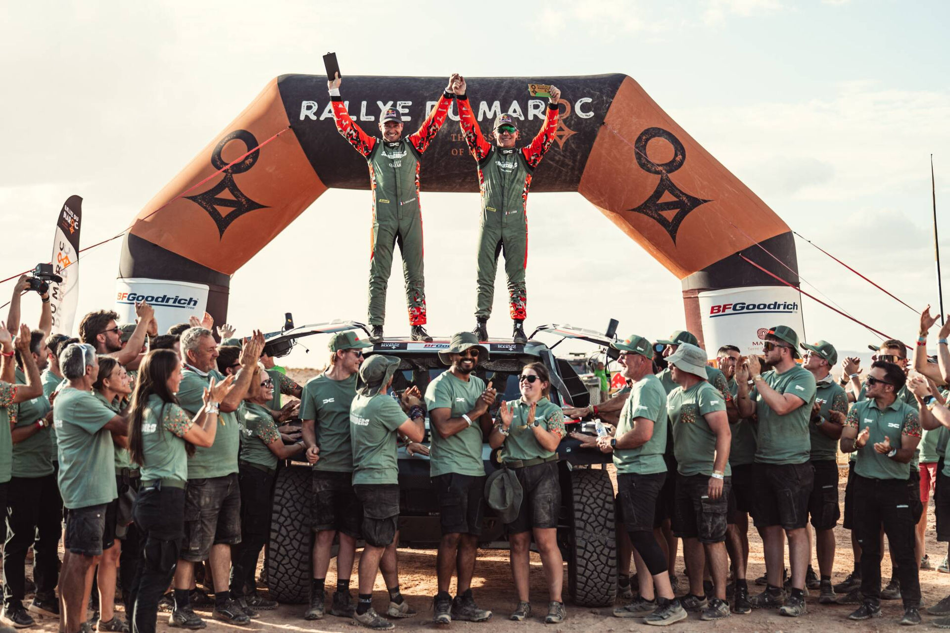 The Dacia Sandriders wins big Loeb triumphs in Morocco, Boulanger is World Navigators’ Champion (1)