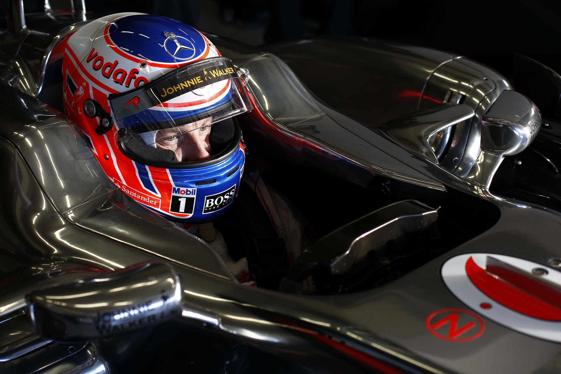 Jenson Button Testing Jenson Button Testing