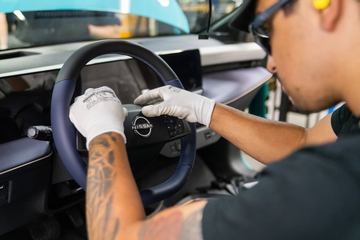 Η νέα γενιά του Nissan LEAF ζωντανεύει το όραμα EV36Zero στο εργοστάσιο του Sunderland