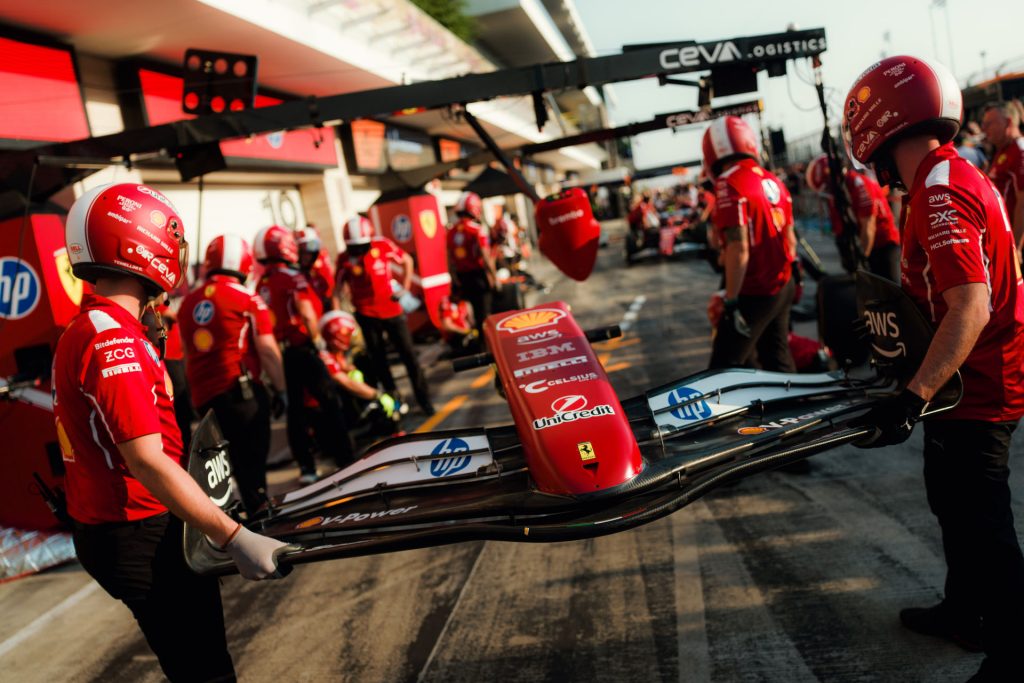 F1 Ferrari front wing