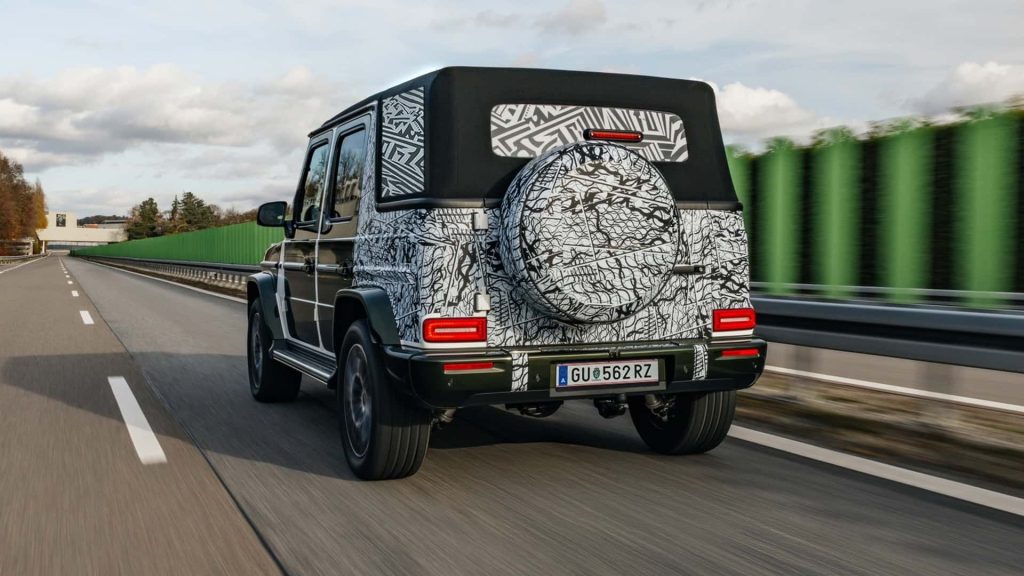 Mercedes Benz G Class Convertible prototype (2)