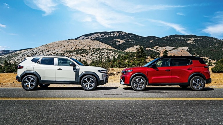 Συγκριτική δοκιμή: Citroen C3 Aircross Hybrid 145 vs Dacia Duster Hybrid 140