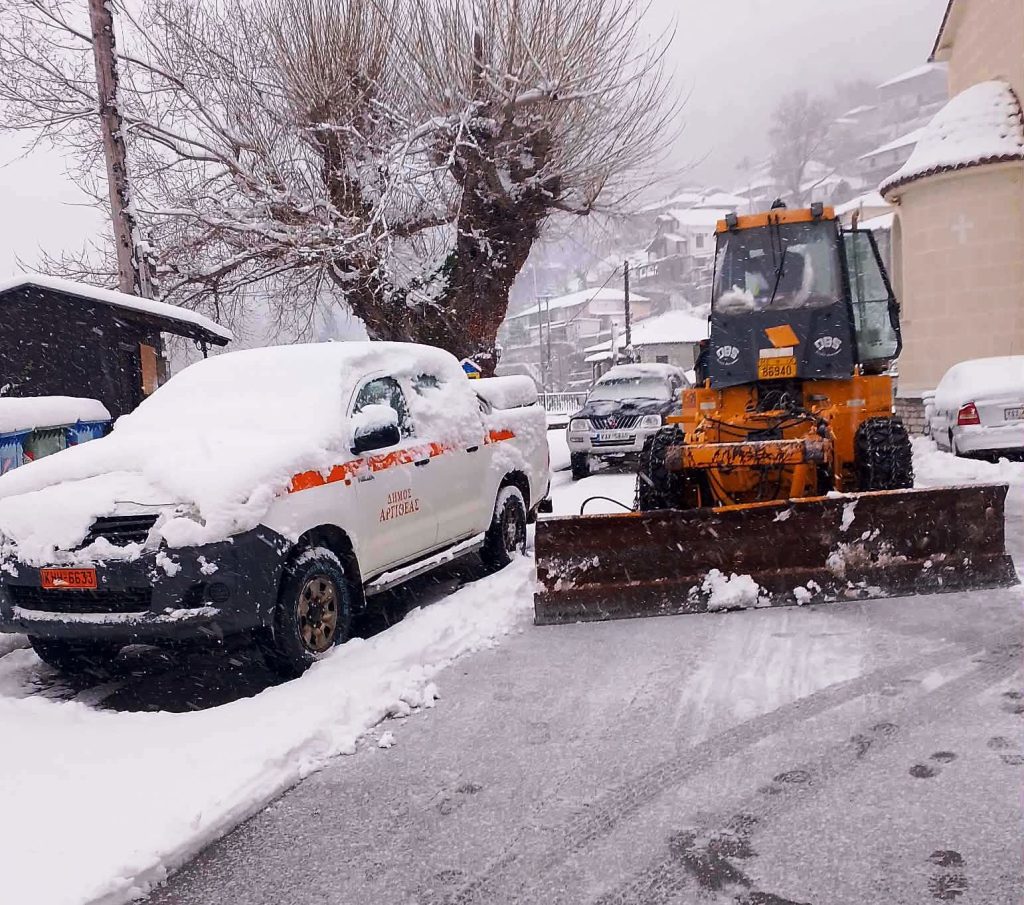 Δήμος Αργιθέας: Σε πλήρη δράση για την αντιμετώπιση προβλημάτων σε Κοινότητες, οδικό δίκτυο και κτηνοτροφικές εγκαταστάσεις