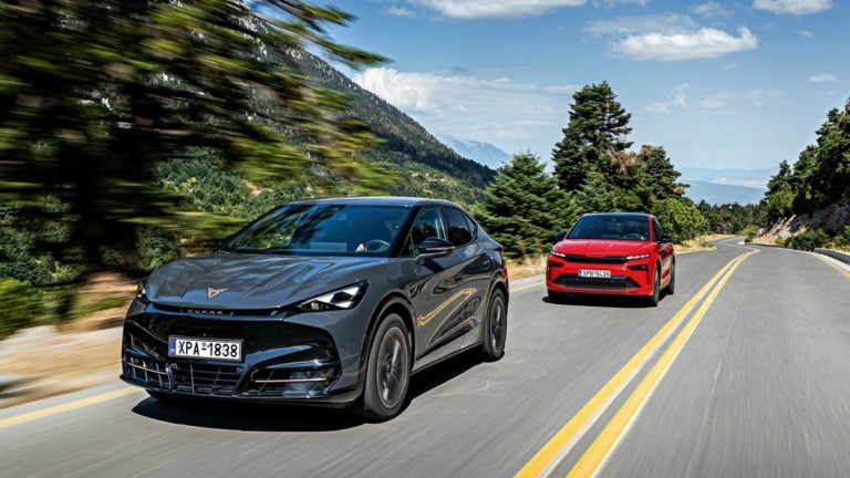 Συγκριτική δοκιμή: Cupra Tavascan 77 kWh vs Ford Capri RWD vs Skoda Enyaq Coupe 85x  