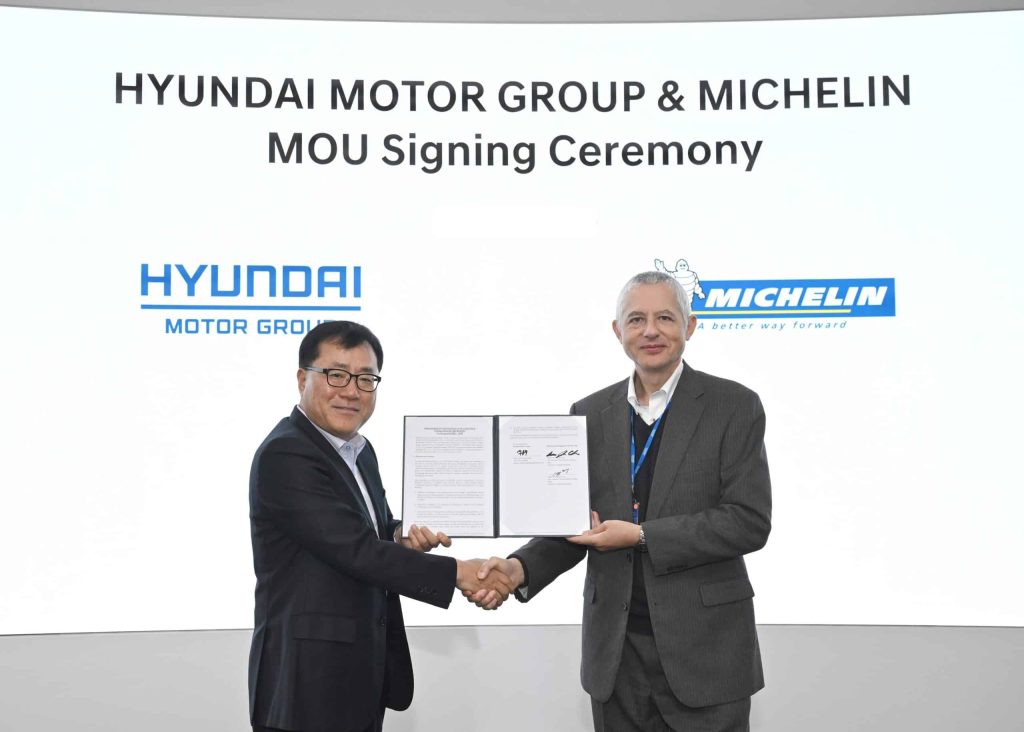 Συνεργασία Hyundai και Michelin για τα ελαστικά της μελλοντικής κινητικότητας