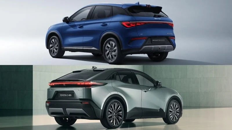 BYD Atto 3 EVO vs Toyota C-HR+: Ποιο compact ηλεκτρικό SUV είναι η καλύτερη αγορά;