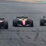 F1 Charles Leclerc, Lewis Hamilton (Ferrari), George Russell (Mercedes)