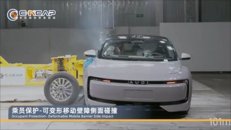 Το AUDI E5 Sportback κέρδισε 5 αστέρια στις δοκιμές πρόσκρουσης C-NCAP