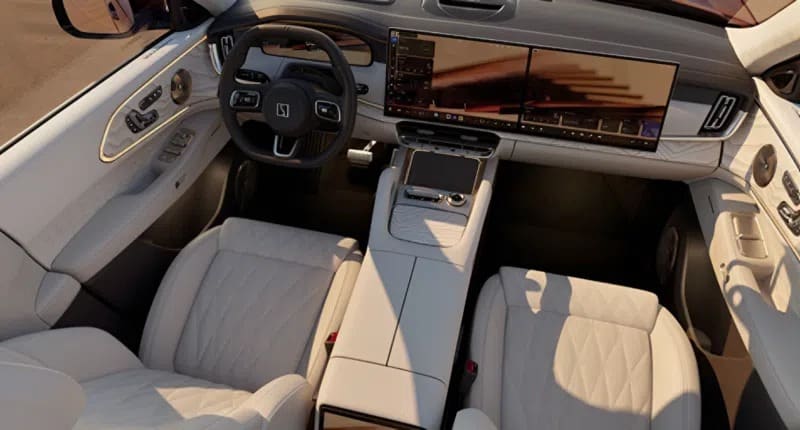 Πρώτες εικόνες από το εσωτερικό του Zeekr 8X των 1.400 PS