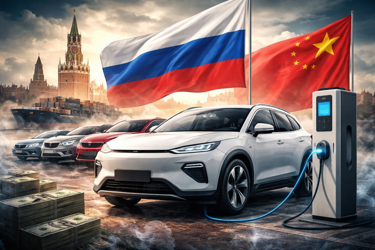 Ηλεκτρικά αυτοκίνητα στη Ρωσία: Πώς οι κυρώσεις έφεραν έκρηξη κινεζικών EV και μια «αγορά-φάντασμα»