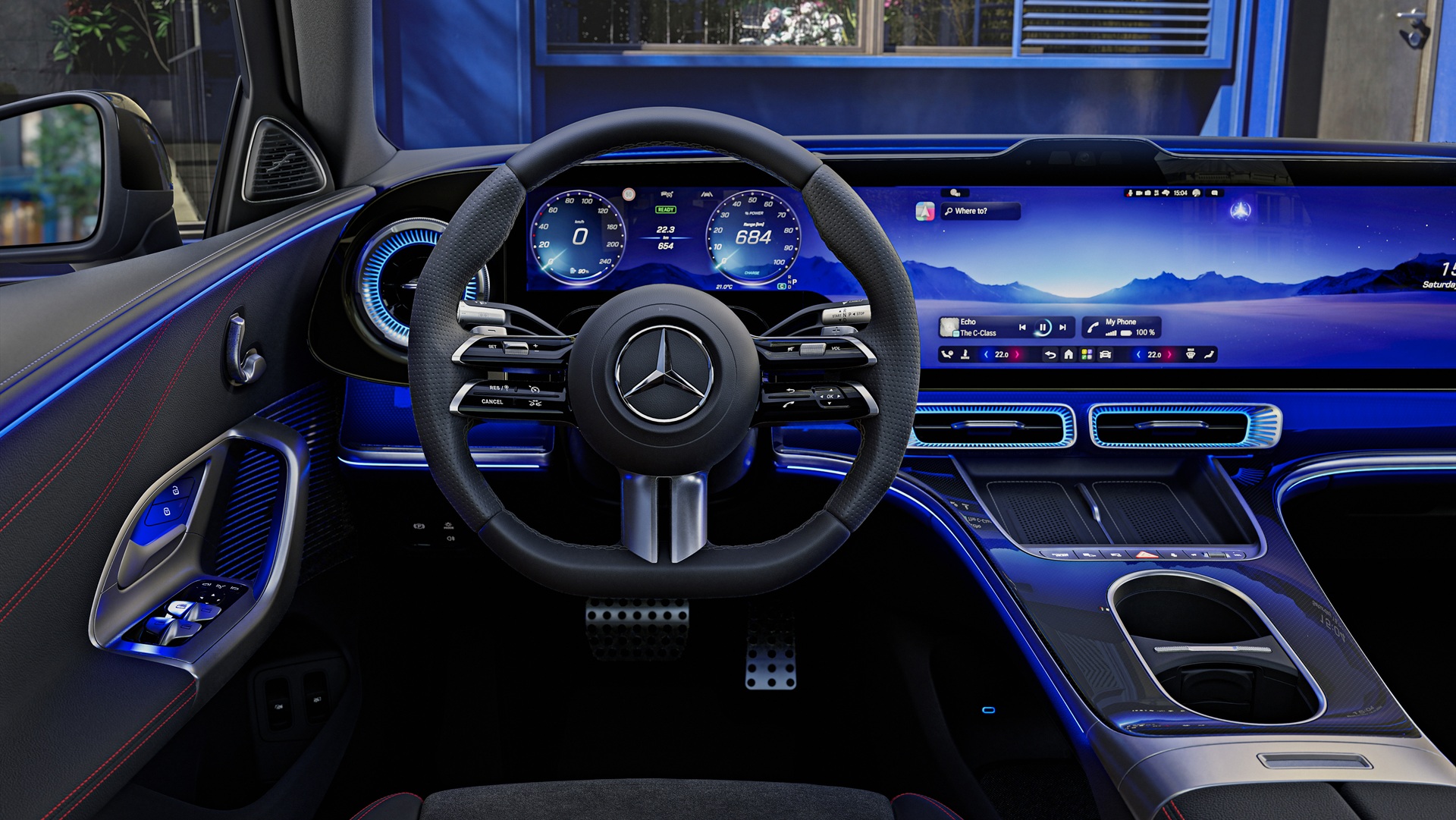 Mercedes Benz C Class Electric interior 2026 (2)