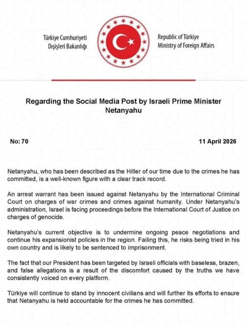 Σφοδρά «πυρά» ανταλλάσσουν Νετανιάχου και Ερντογάν: «Σφαγιάζεις Κούρδους» – «Είσαι εγκληματίας, διαπράττεις γενοκτονία στη Γάζα»